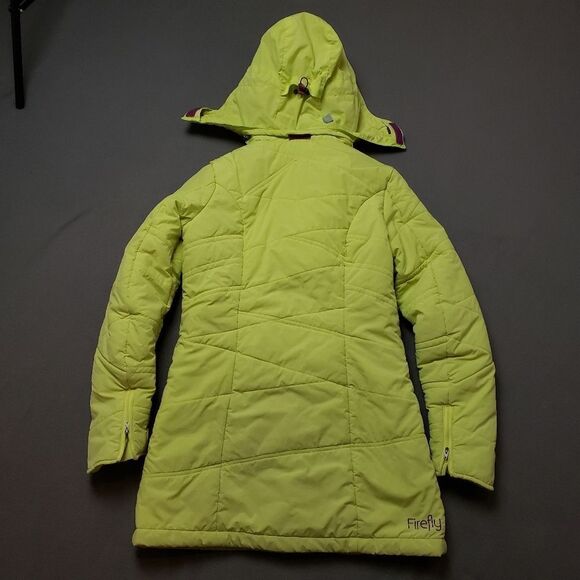 Firefly Long Winter Jacket Size Small Neon - Picture 2 of 16